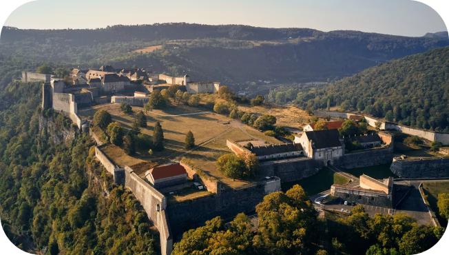 Vue aérienne de la Citadelle